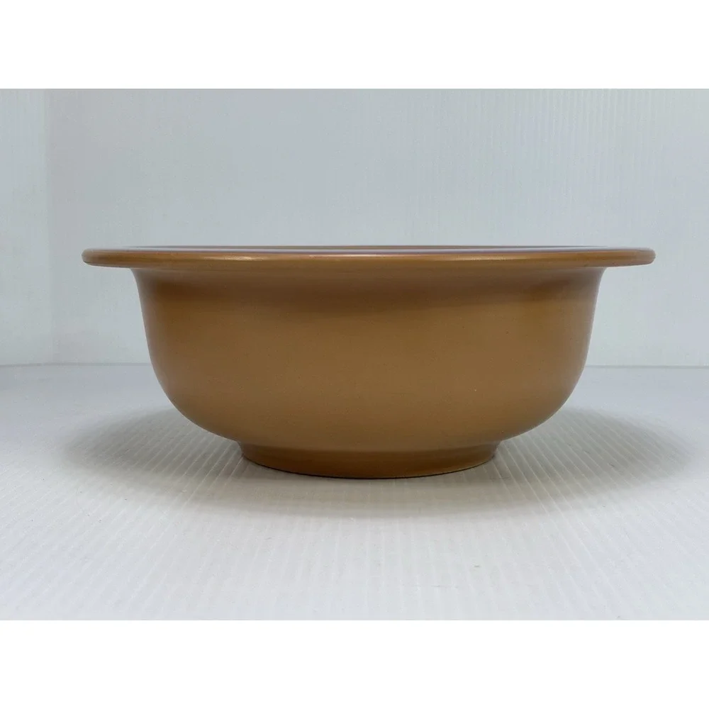 Vintage Heavy Stacking Stonewear Serving‎ Baking Bowl Periwinkle 11 3/8